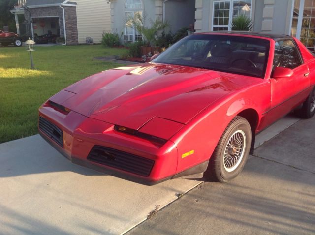 1984 Pontiac Trans Am Red with T-Tops. Only 54,000 miles 1984 Pontiac Trans Am