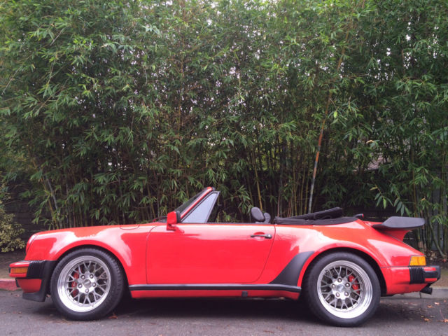 1984 Porsche 911 CABRIOLET Real Factory M491 "TURBO LOOK" 1984 Porsche 911