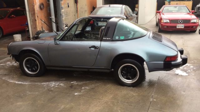 1984 Porsche 911 Carerra Targa Project Roller No Engine & Transmission 1984 Porsche 911