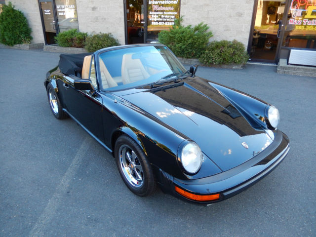 1984 PORSCHE 911 CARRERA CABRIOLET, 5 SPEED MANUAL, ONLY 19,592 ORIGINAL MILES 1984 Porsche 911
