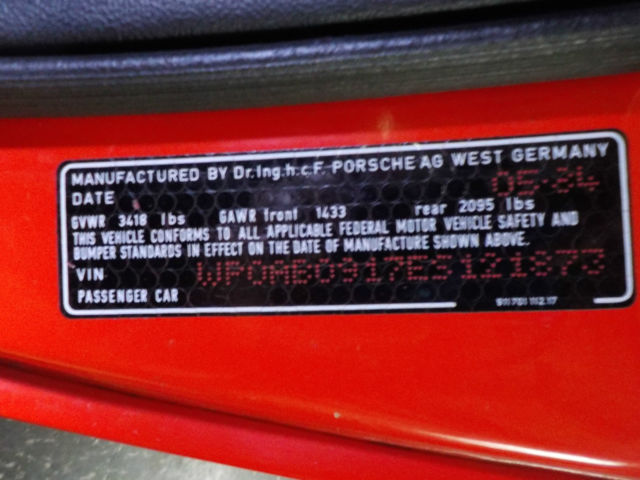 1984 Porsche 911 Carrera Coupe 2-Door - photo 5