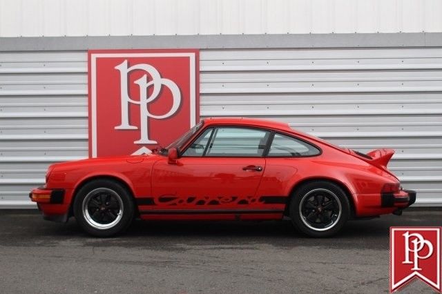 1984 Porsche 911 Carrera (sunroof) Coupe 3.2L, Guards Red on black 1984 Porsche 911 Carrera Coupe