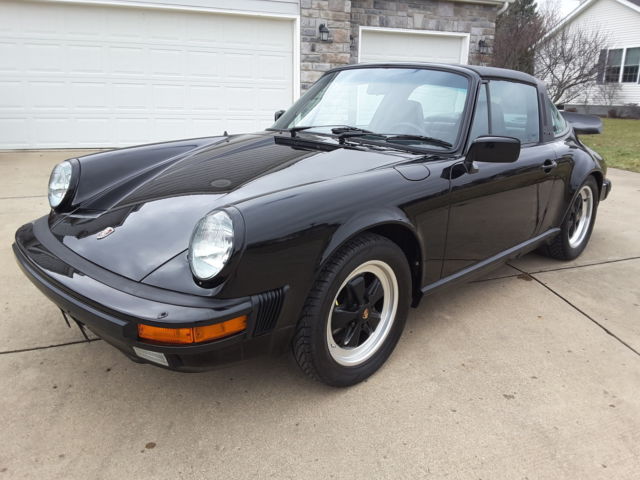 1984 Porsche 911 Targa Only 49K Miles Most Documented We Have Ever Seen Blk/Blk 1984 Porsche 911 Targa
