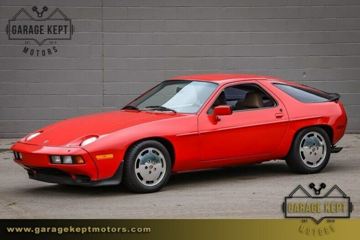 1984 Porsche 928 S Guards Red Coupe 4.6L V8 76488 Miles 1984 Porsche 928 S