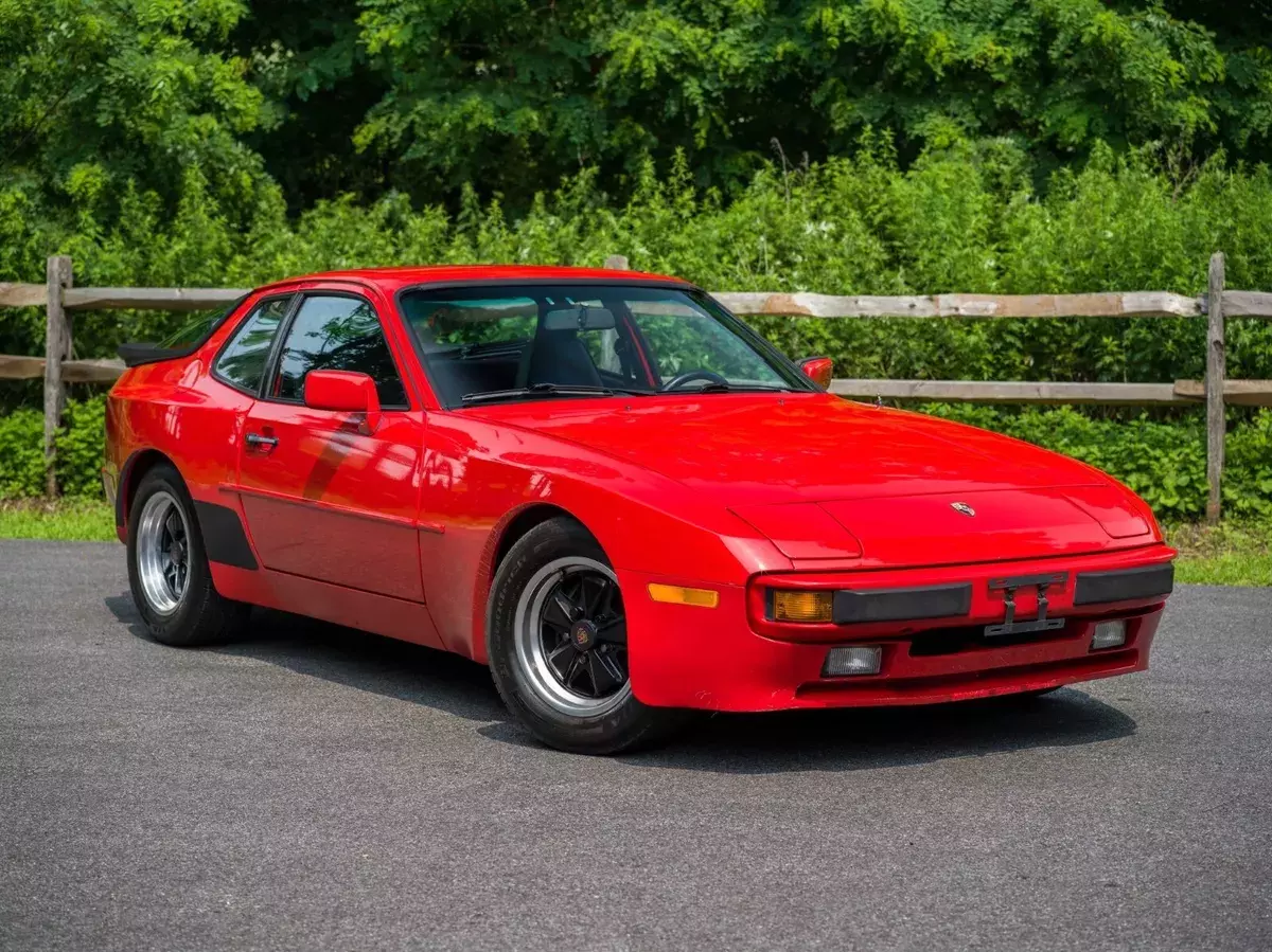 1984 Porsche 944 finished in guards red over black interior and fuchs wheels 1984 Porsche 944
