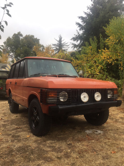1984 Range Rover Classic all manual windows/seats/early RARE ZERO RUST Original 1984 Land Rover Range Rover CLASSIC/manual windows/seats
