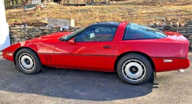 1984 Chevrolet Corvette carmine leather