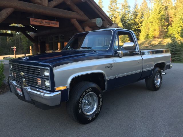 1984 Short Bed Chevy K10 Silverado 4x4 Fully Loaded Highly Documented Rust Free 1984 Chevrolet C/K Pickup 1500