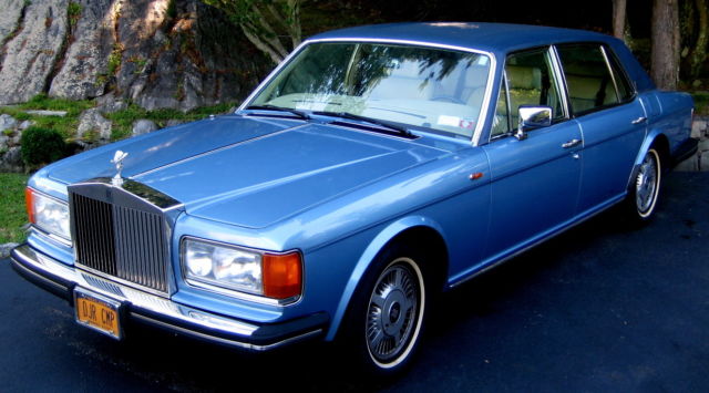 1984 Silver Spur,Light Blue Met/Tan Leather w/Piping,Ice Cold AC,35kMiles,Loaded 1984 Rolls-Royce Silver Spirit/Spur/Dawn