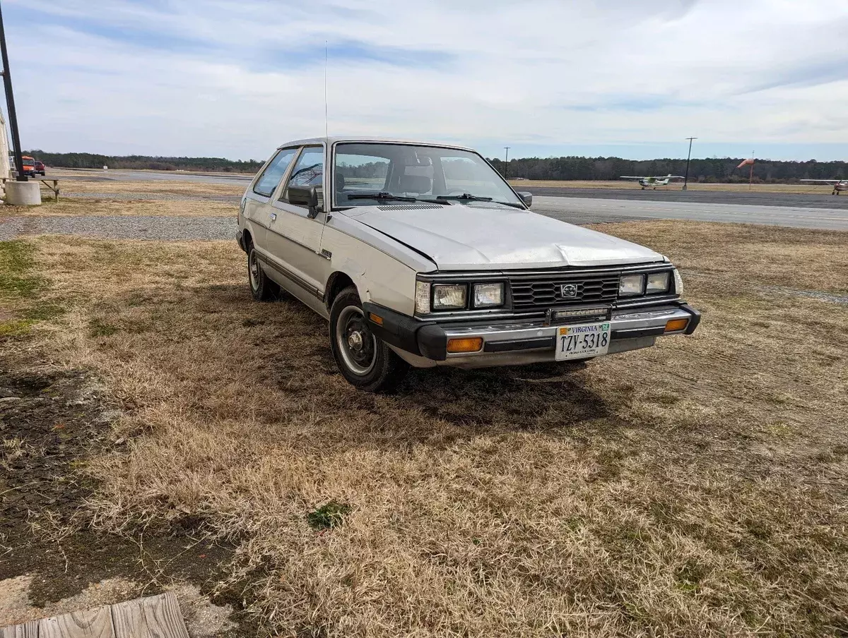 1984 Subaru GL Hatchback Grey FWD Automatic 1984 Subaru GL