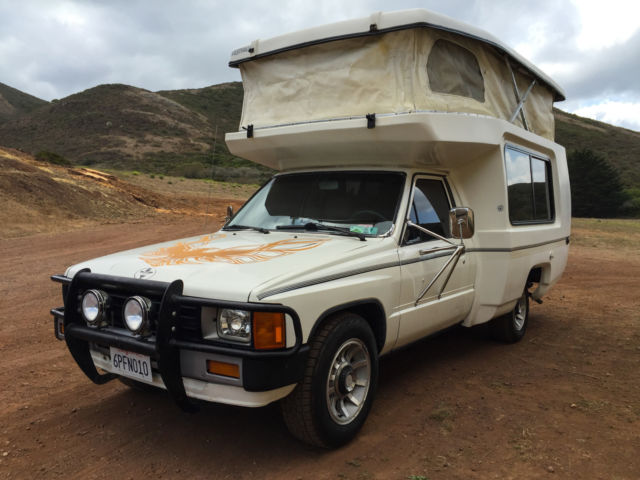 1984 Toyota Bandit Mini Camper RV 17' 22R pickup Rare! 1984 Toyota Other Pickup SR5 Bandit Mini Camper RV 17ft