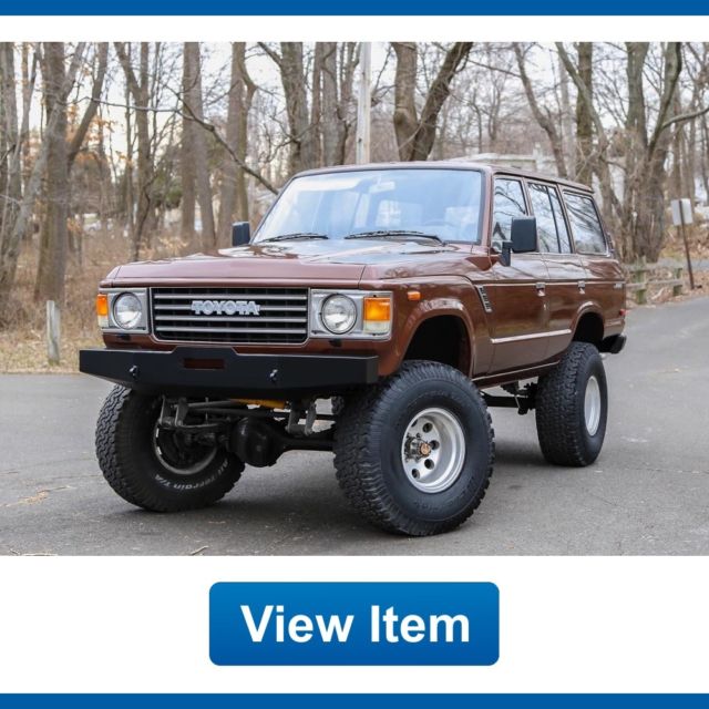 1984 Toyota Land Cruiser Manual FJ60 4WD 4x4 ARB Lifted Serviced CARFAX 1984 Toyota Land Cruiser Manual FJ60 4WD 4x4 ARB Lifted Serviced CARFAX