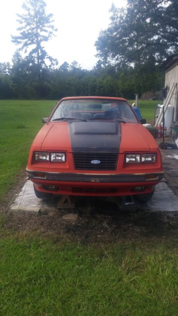 1984 TURBO GT MUSTANG, HATCH BACK,SUN ROOF CANYON RED ALL ORIGINAL 1984 Ford Mustang