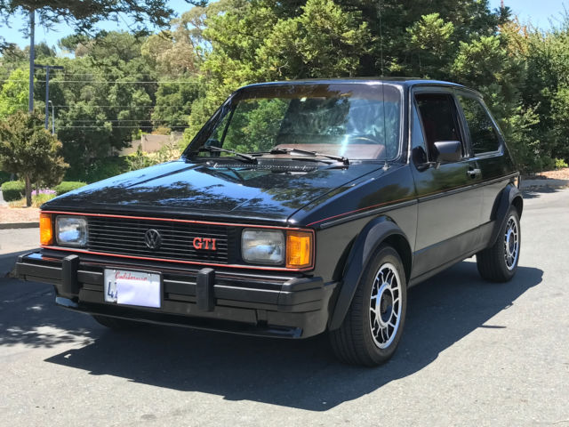 1984 Volkswagen Rabbit GTI Runs Drives Body Int Good 2.0L 5 spd man HotRod VW - photo 2