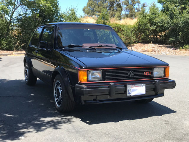 1984 Volkswagen Rabbit GTI Runs Drives Body Int Good 2.0L 5 spd man HotRod VW - photo 3