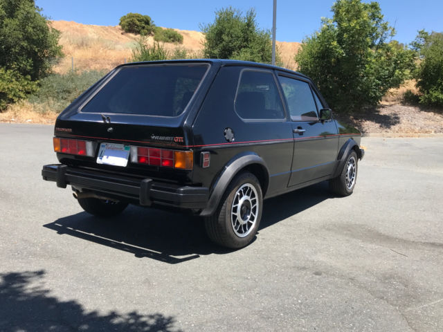 1984 Volkswagen Rabbit GTI Runs Drives Body Int Good 2.0L 5 spd man HotRod VW - photo 4