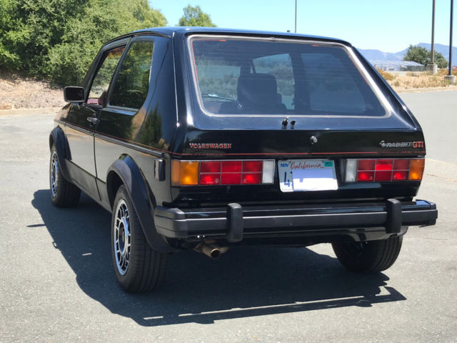1984 Volkswagen Rabbit GTI Runs Drives Body Int Good 2.0L 5 spd man HotRod VW - photo 5