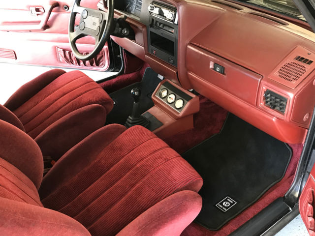1984 Volkswagen Rabbit GTI Runs Drives Body Int Good 2.0L 5 spd man HotRod VW - photo 8