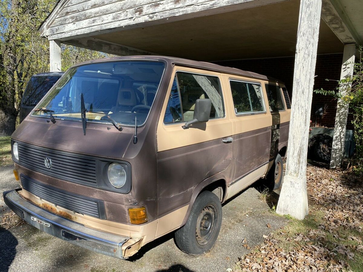 1984 Volkswagen Vanagon Van Brown RWD Automatic BUS *does not run 1984 Volkswagen Vanagon BUS