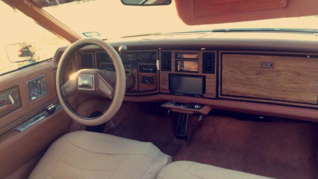 1984 White Cadillac Eldorado Barritz with Brown Interior Must Sell 1984 Cadillac Eldorado crome