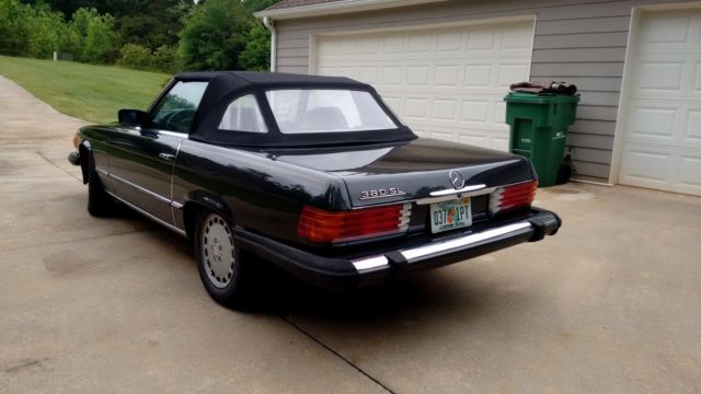 1985 380 SL Mercedes 127k miles Black with Tan Interior Collectable 1985 Mercedes-Benz SL-Class SL380