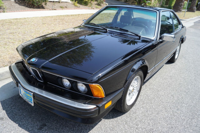 1985 635CSi ORIGINAL FAMILY OWNED CAR SINCE 1985 WITH 66K ORIGINAL MILES 1985 BMW 6-Series 635CSi IN ALL BLACK WITH 66K ORIGINAL MILES!