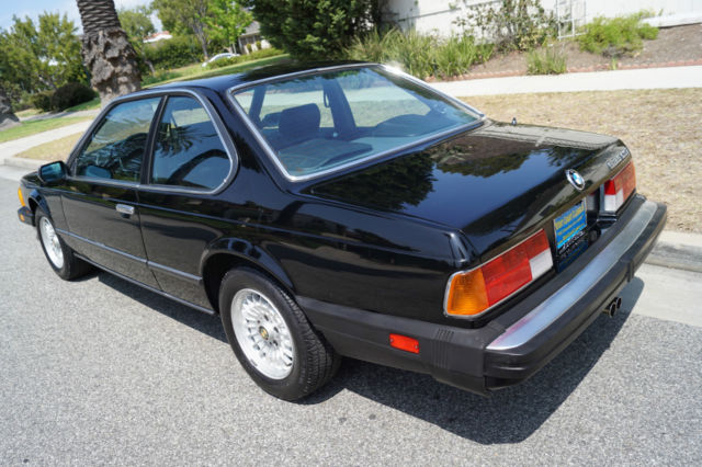 1985 BMW 6-Series 635CSi IN ALL BLACK WITH 66K ORIGINAL MILES! - photo 11