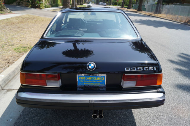 1985 BMW 6-Series 635CSi IN ALL BLACK WITH 66K ORIGINAL MILES! - photo 9