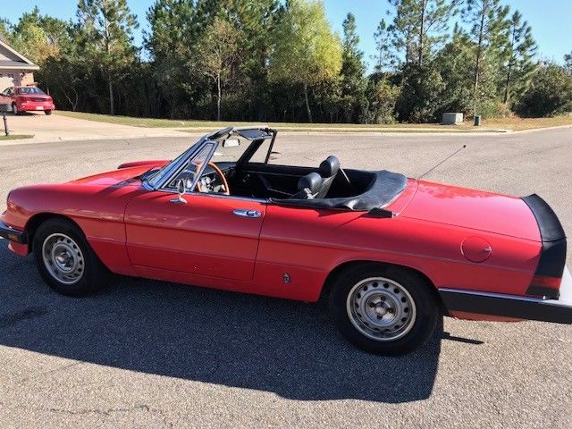 1985 Alfa Romeo Graduate Spider 1985 Alfa Romeo Spider Convertible