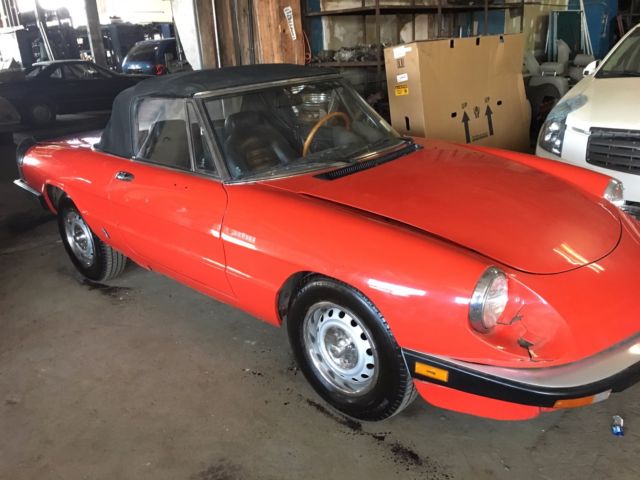 1985 Alfa Romeo Graduate Spider Convertible, 4 cyl, 5 speed, 75K Mi, L@@K!! 1985 Alfa Romeo Spider GRADUATE