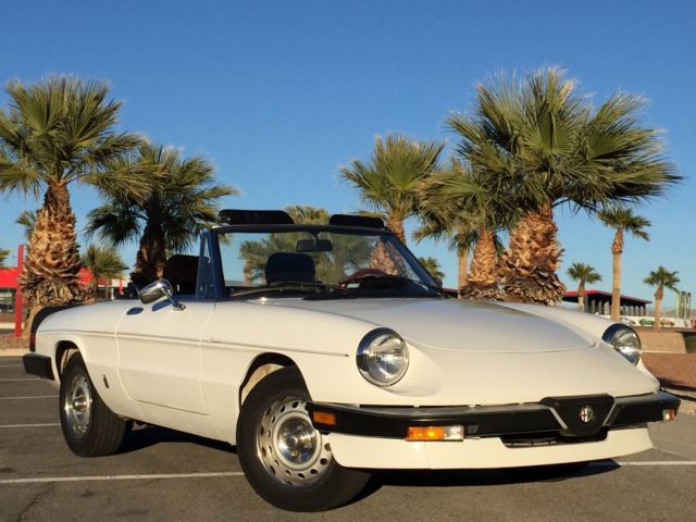 1985 Alfa Romeo Spider VELOCE