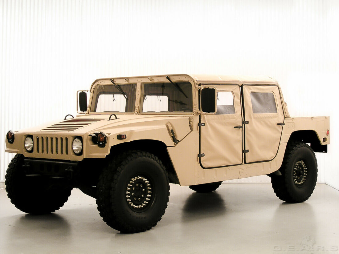 1985 AM GENERAL HUMMER H1 HMMWV HUMVEE MILSPEC 4 DOOR TRUCK EXCELLENT RARE! 1985 Hummer H1 Humvee