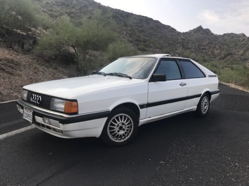 1985 Audi Coupe GT California Car 1985 Audi Coupe GT White