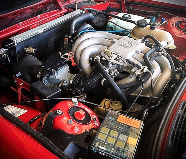 1985 BMW 3-Series Red / Black - photo 3