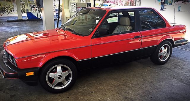 1985 BMW 3-Series Red / Black - photo 4