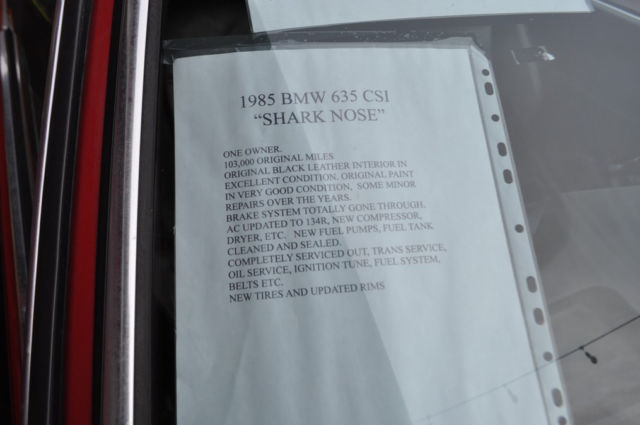 1985 BMW 6-Series -- - photo 12
