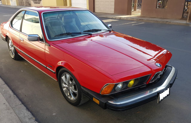 1985 BMW 635CSi Base Coupe 2-Door 3.5L 1985 BMW 6-Series Base Coupe 2-Door