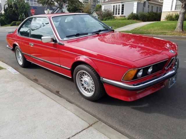 1985 BMW 635csi *OUTSTANDING SURVIVOR*European Model w/5 spd Manual Transmission 1985 BMW 6-Series 635 csi coupe