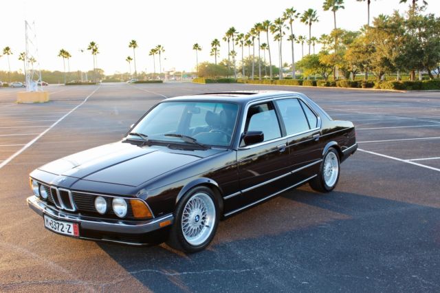 1985 BMW E23 735i Auto OEM Plus 1985 BMW 7-Series Luxury e23 model