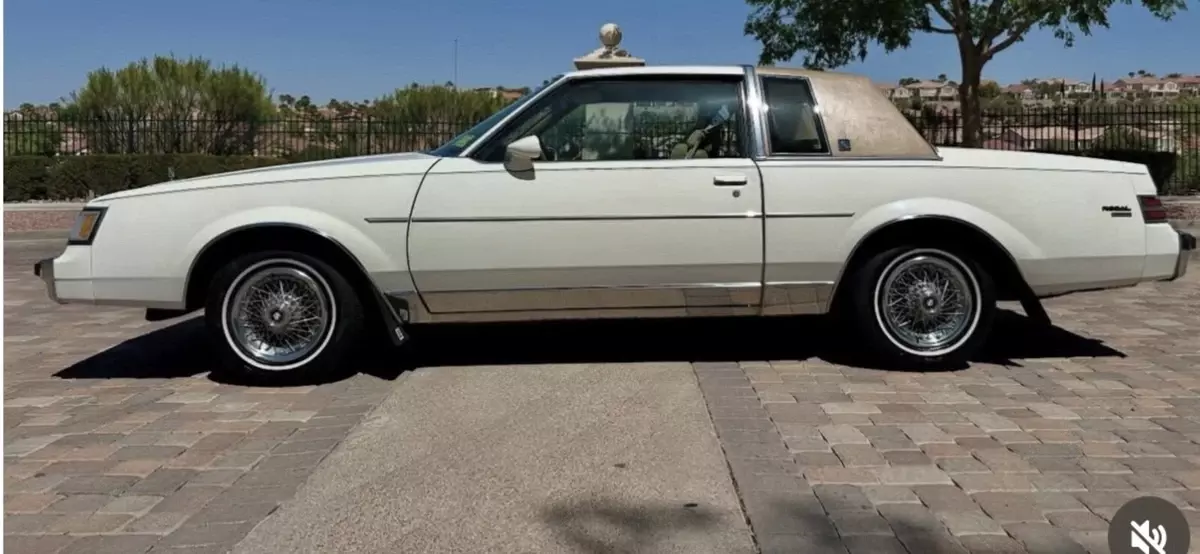 1985 Buick Regal Coupe White LIMITED 1985 Buick Regal LIMITED