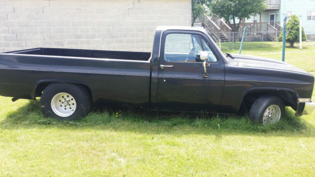 1985 C10 Pick Up Rat Rod Shop Truck Lowered SBC 350 Long bed No Reserve 1985 Chevrolet C-10