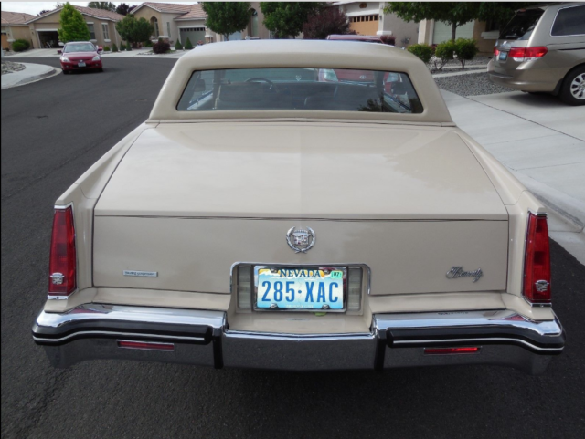 1985 Cadillac Eldorado Barritz - Near Mint 25K miles 1985 Cadillac Eldorado