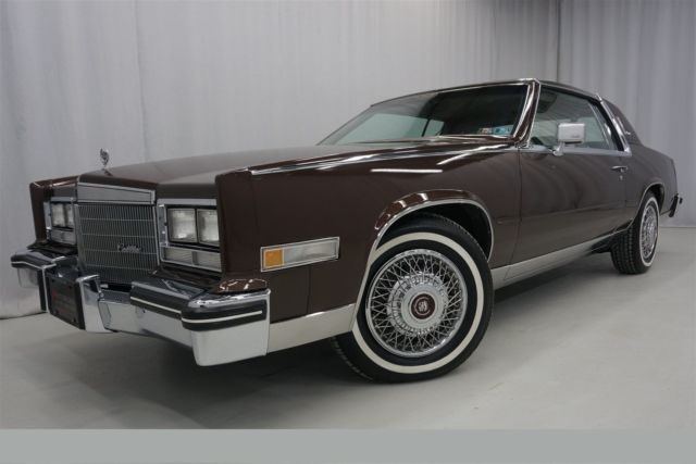 1985 Cadillac Eldorado Biarittz 48849 Miles Brown Automatic 1985 Cadillac Eldorado Biarittz