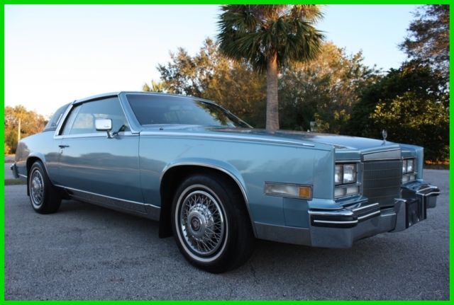 1985 CADILLAC ELDORADO BIARRITZ IMMACULATE FLORIDA NO RESERVE!! 1985 Cadillac Eldorado BIARRITZ IMMACULATE ORIGINAL FLORIDA NO RESERVE!!