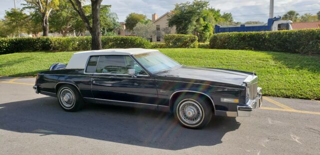 1985 CADILLAC ELDORADO LIMITED EDITION COUPE, BLUE/WHITE, 87000 MILES, CLEAN . 1985 Cadillac Eldorado LIMITED EDITION