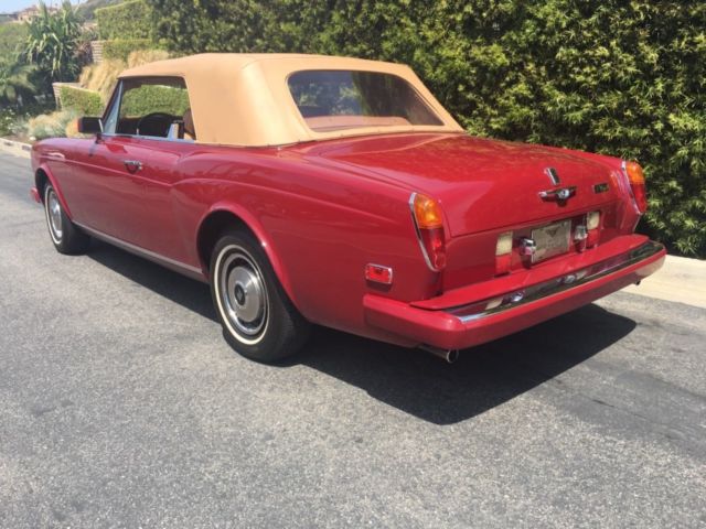 1985 Rolls-Royce Corniche Cornish Convertible Good Condition Garnet - photo 12