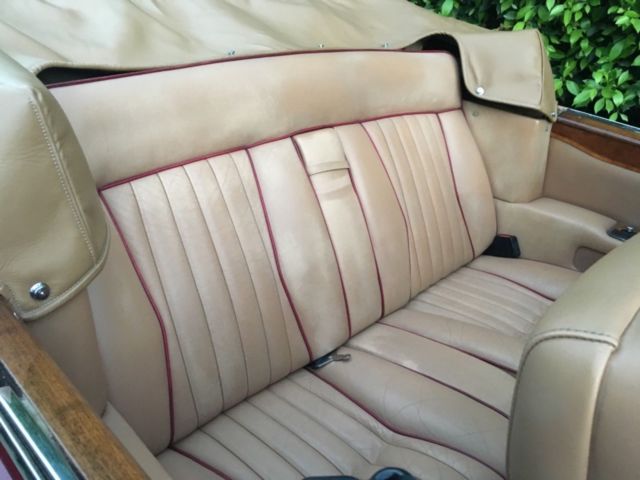 1985 Rolls-Royce Corniche Cornish Convertible Good Condition Garnet - photo 5