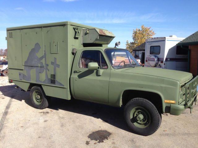 1985 CHEVROLET 4X4 MILITARY AMBULANCE 23,656 ORIG MILES 6.2 DIESEL TRUCK PICKUP 1985 Chevrolet Other Pickups base