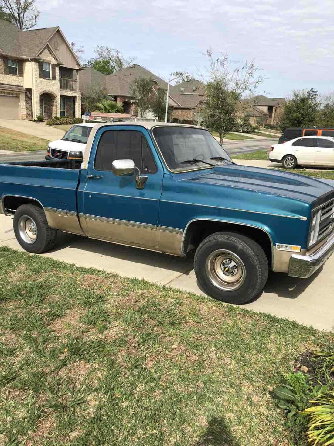 1985 Chevrolet C10 Pickup Green RWD Automatic 1985 Chevrolet C10
