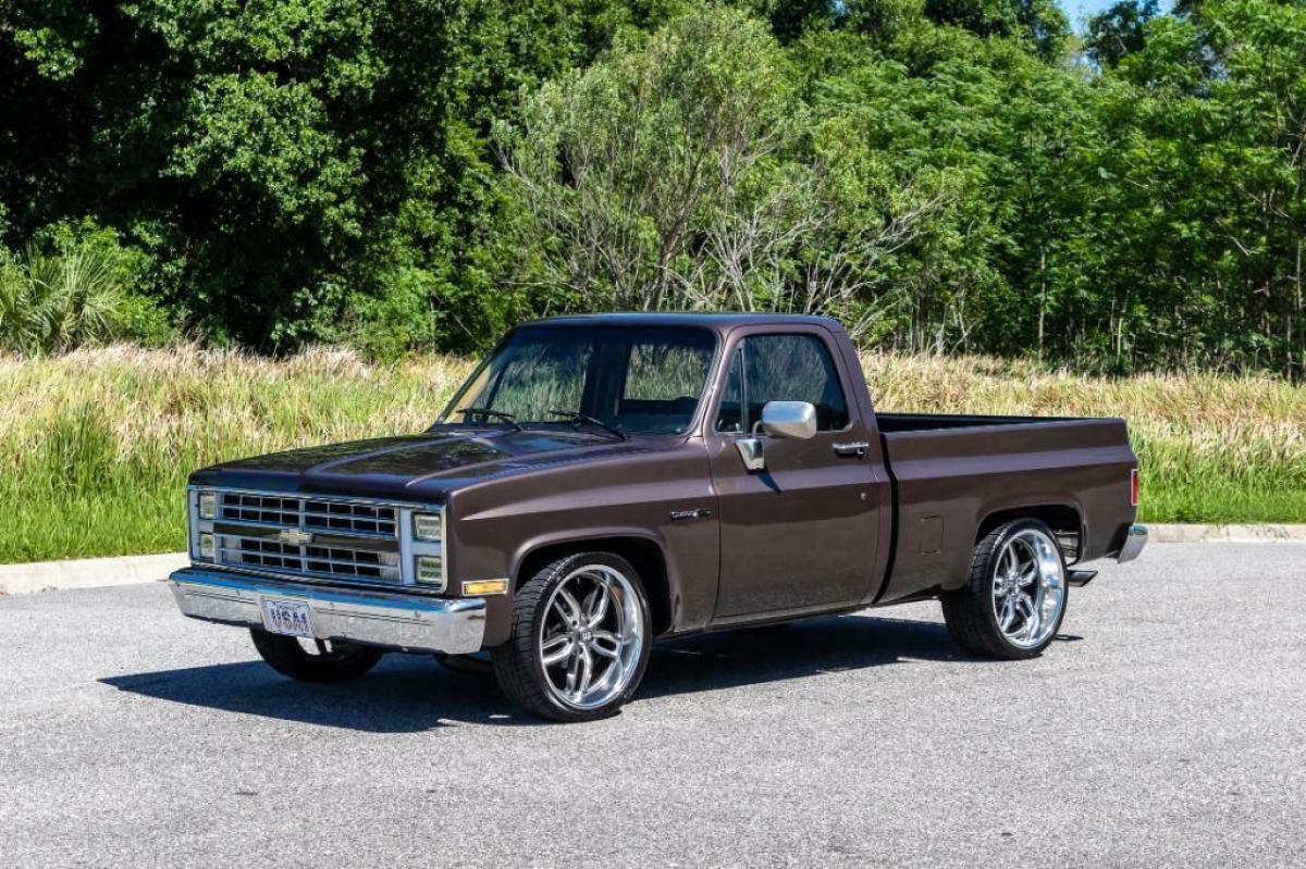 1985 Chevrolet C10 Short Bed Pickup Brown 1985 Chevrolet C-10 Pickup